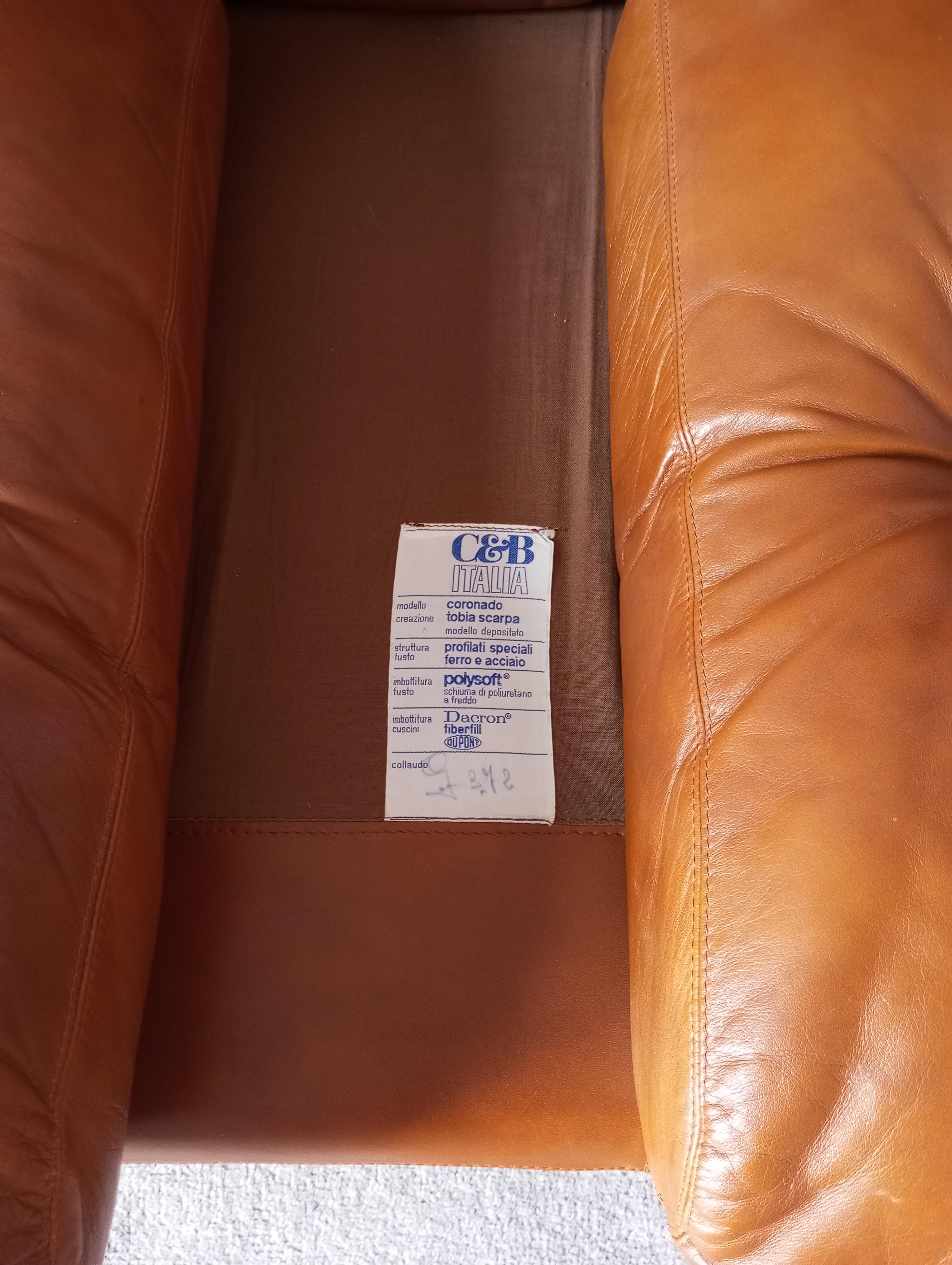 Divano tre posti “CORONADO” di Afra & Tobia Scarpa per C&B – Italia anni ‘60 For Sale 2