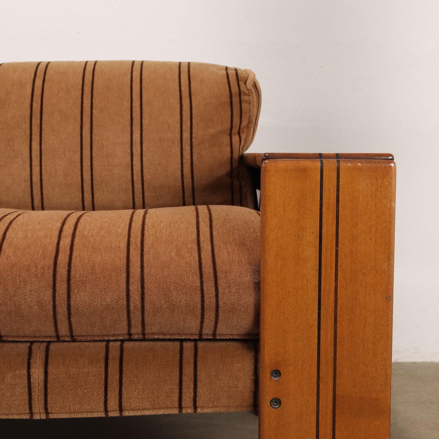 Divano Tre Posti Serie 'Artona' Afra & Tobia Scarpa per Maxalto anni 70 In Fair Condition In Milano, IT