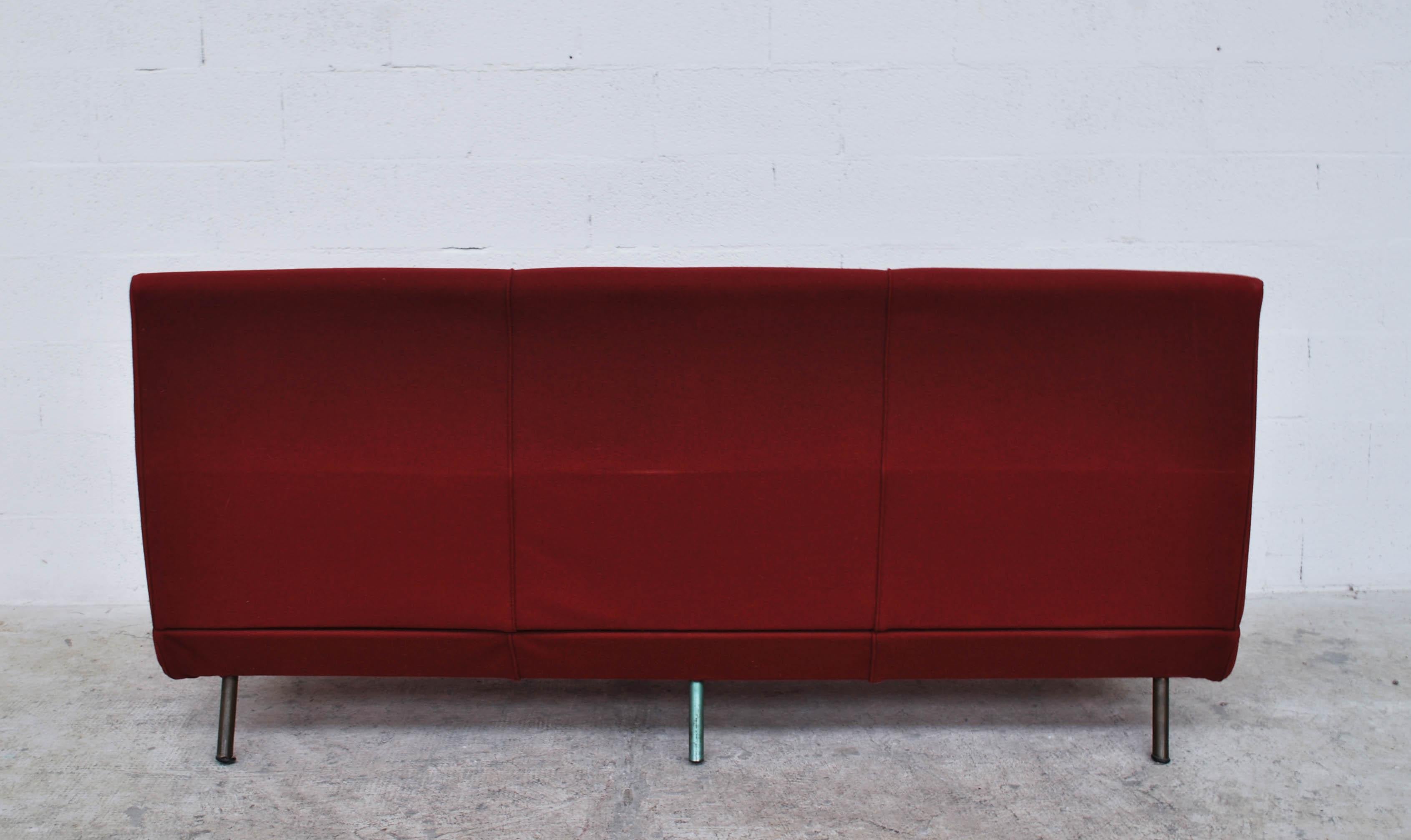 Italian Divano Triennale 3 Seater Sofa Design by Marco Zanuso for Arflex 50s, 60s For Sale