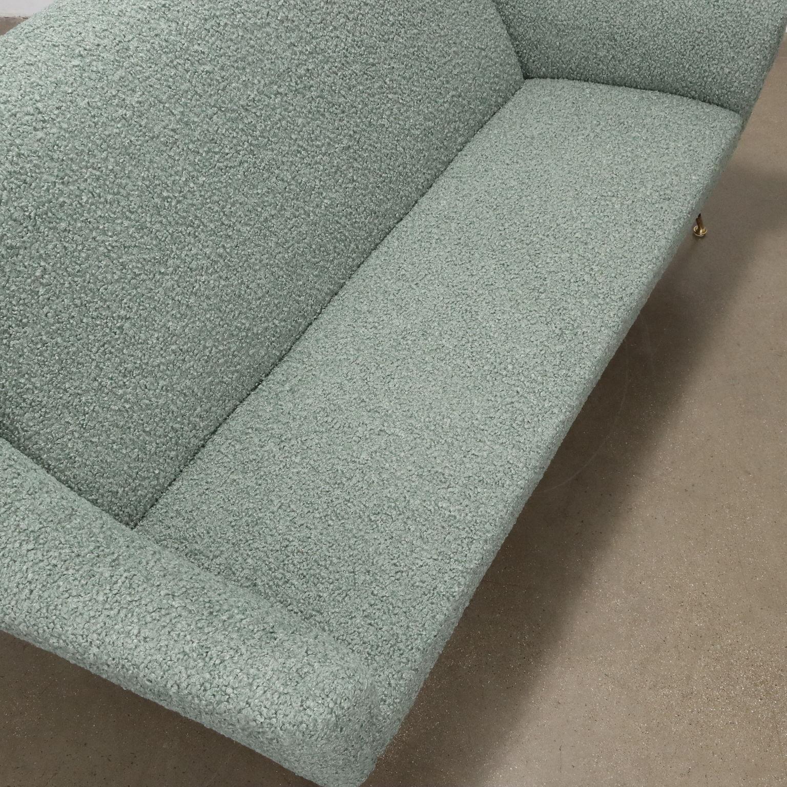 Graues Sofa aus den 50er-60er Jahren (Metall) im Angebot