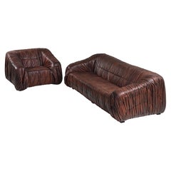 Altes Ledersofa 'Piumino' von De Pas D'Urbino & Lomazzi für Dall' Oca 70