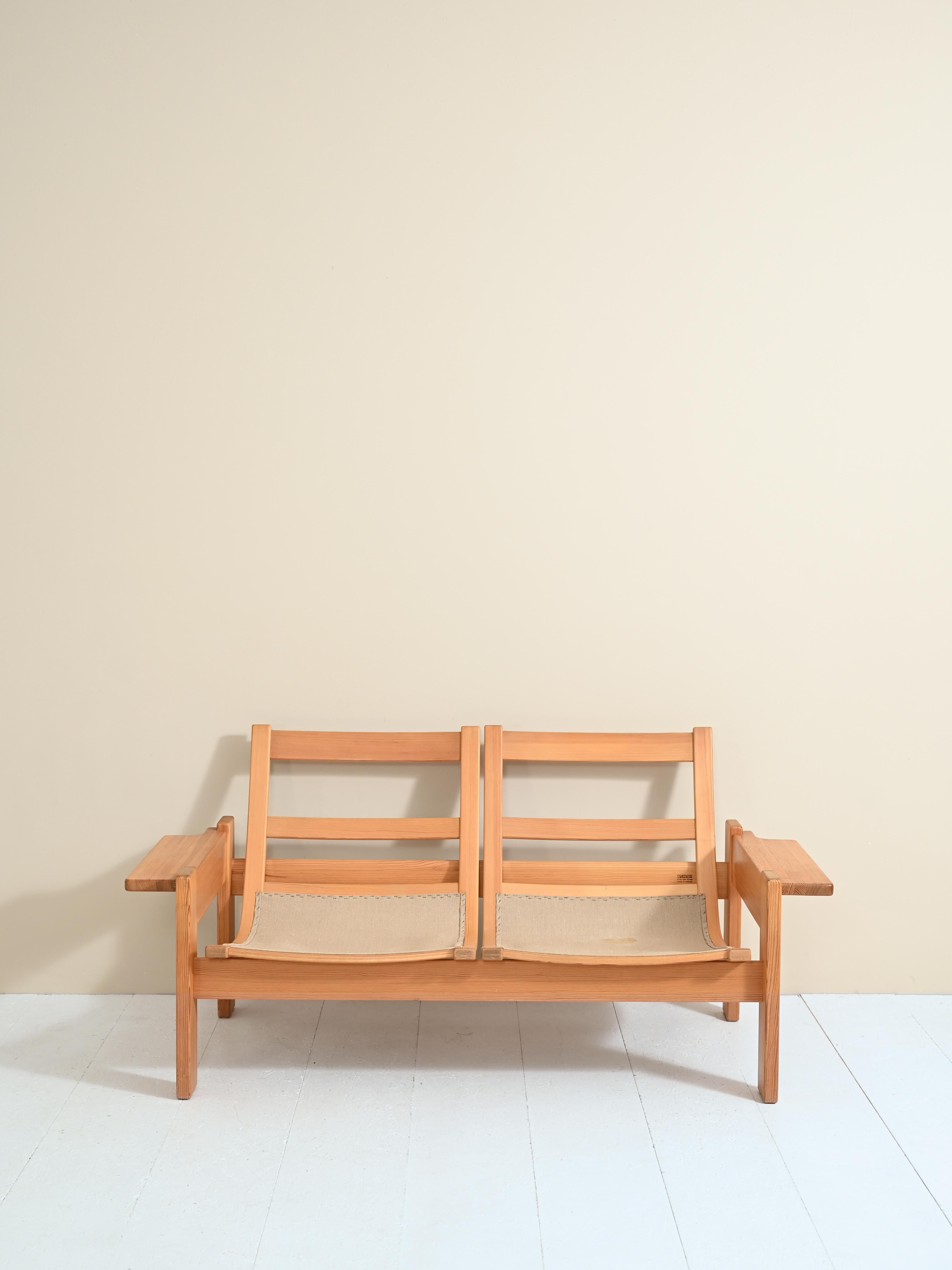 Scandinavian Modern Swedish 1970s vintage sofa by Yngve Ekström For Sale