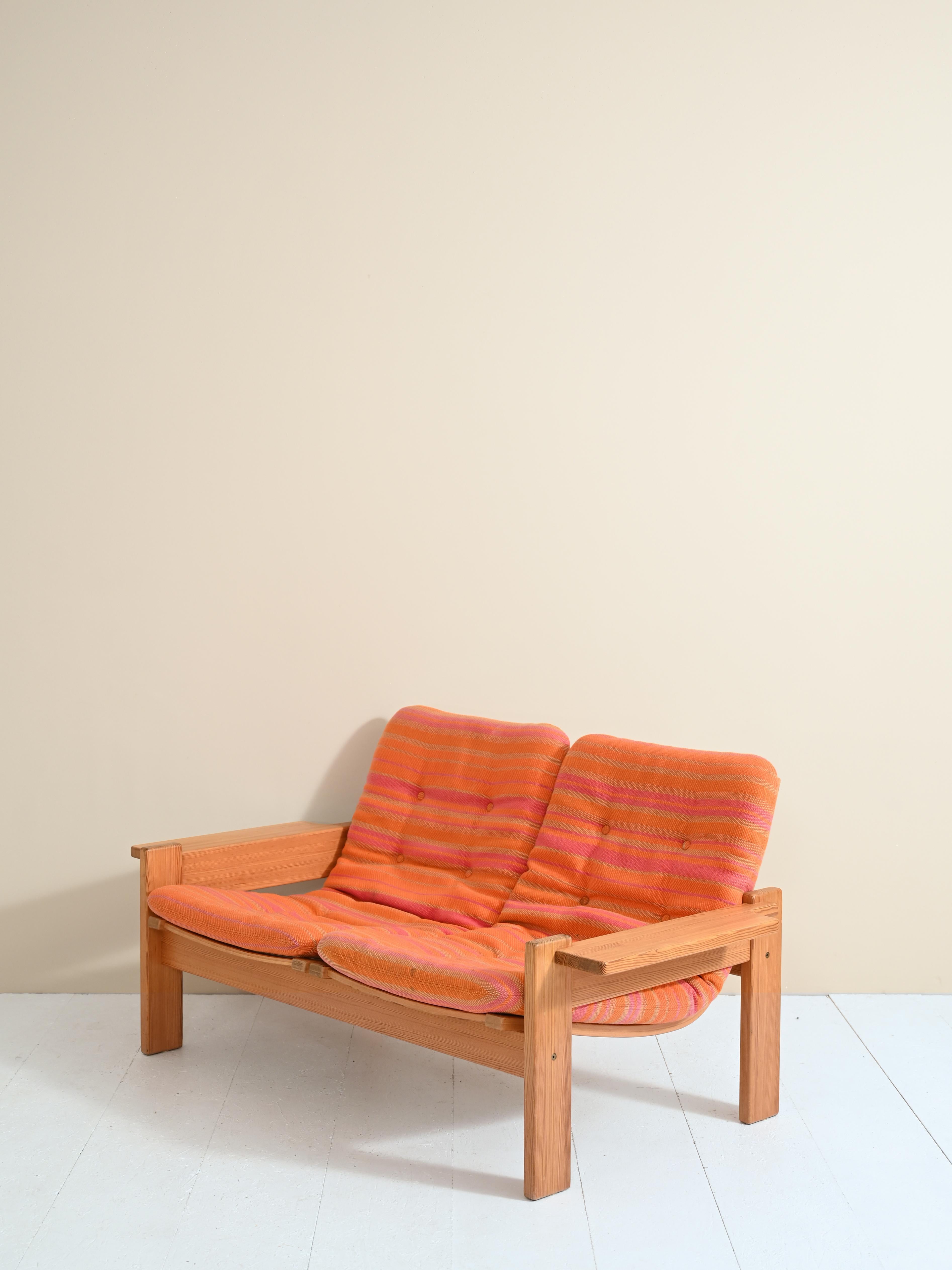 Swedish 1970s vintage sofa by Yngve Ekström In Good Condition For Sale In Brescia, IT