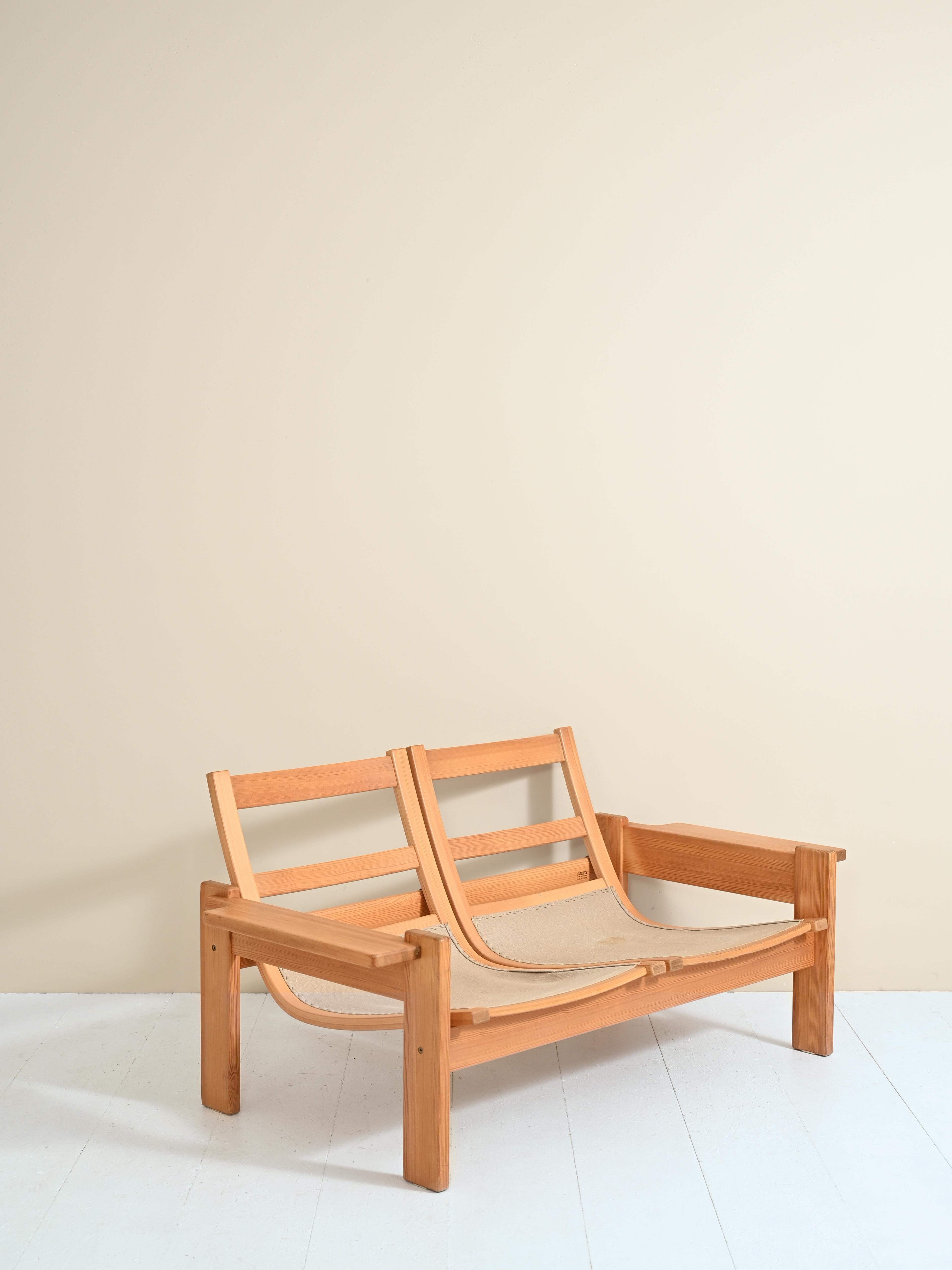 Swedish 1970s vintage sofa by Yngve Ekström For Sale 1