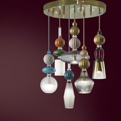 Divas 6-Light Multicolor Chandelier