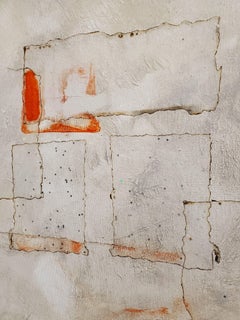 "Ablenkung" Abstrakte Mixed-Media-Malerei auf Leinwand von Louis Shields, 2018