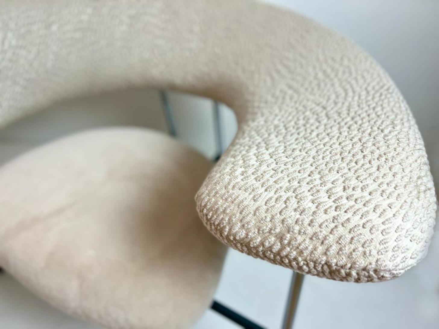 Fauteuils Retapizados Divi Divi con scheepskin Leolux, 1987 Estilo Adán en venta