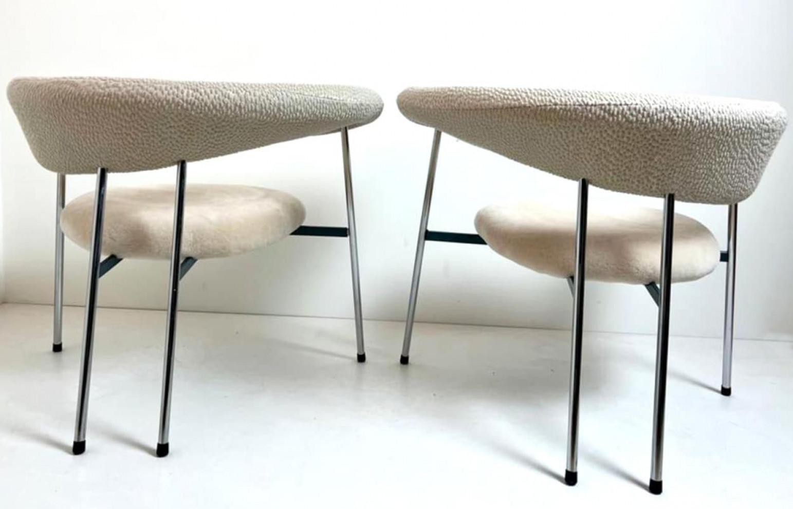 Néerlandais Fauteuils rembourrés Divi avec cuir de vachette Leolux, 1987 en vente