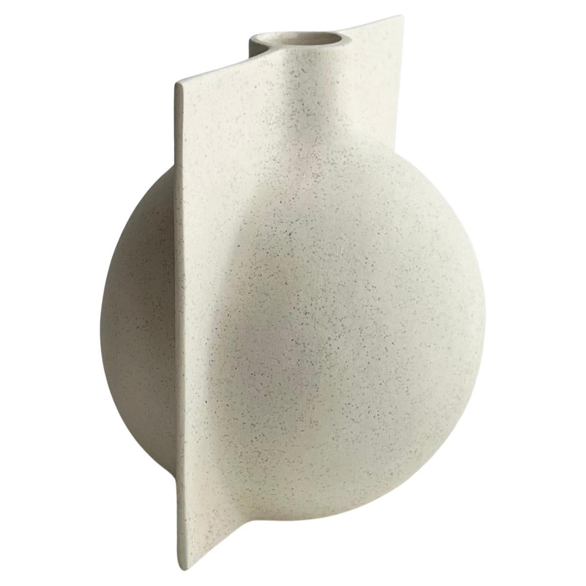 Divided Sculptural Vessel by Karin Amdal For Sale