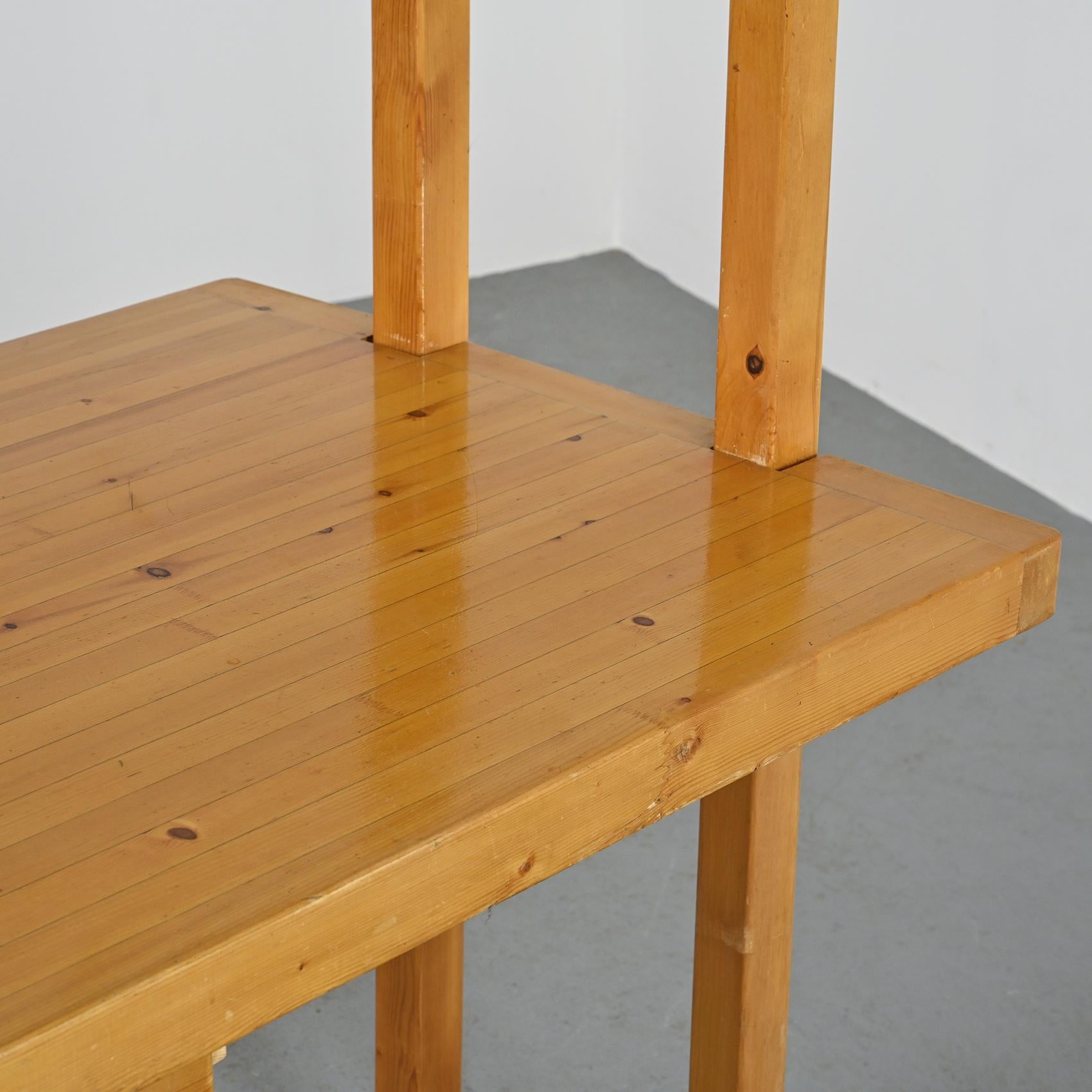 Dividing table by Bernard Taillefer, les Arcs circa 1975 3