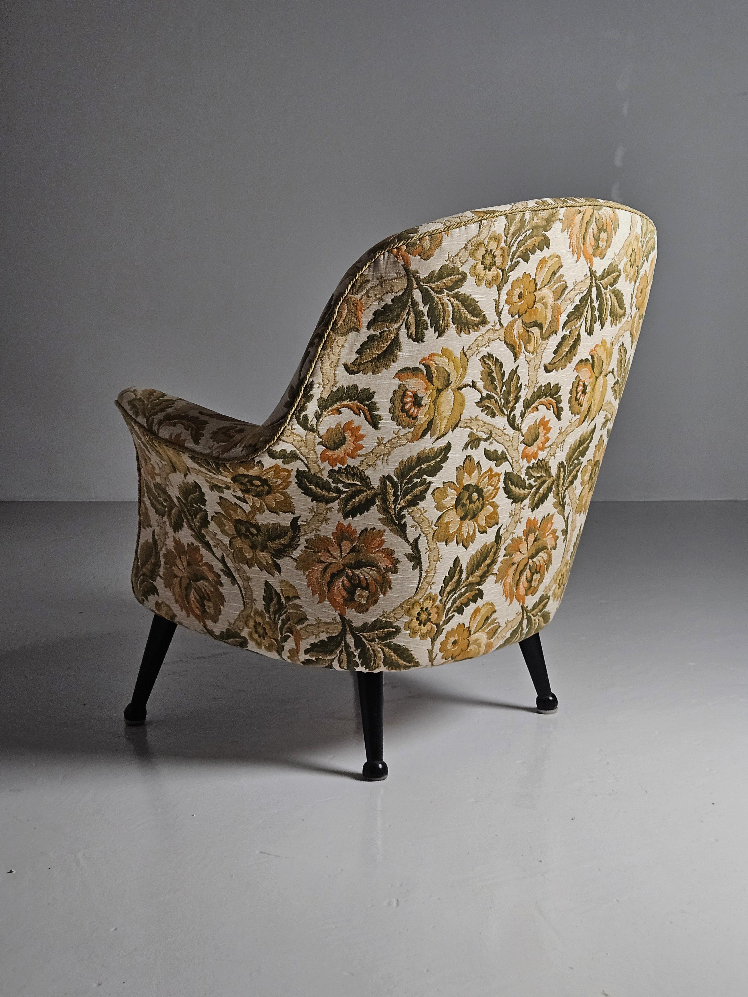 'Divina' armchair by Arne Norell, Westbergs Möbler AB, Sweden, 1950s For Sale 1