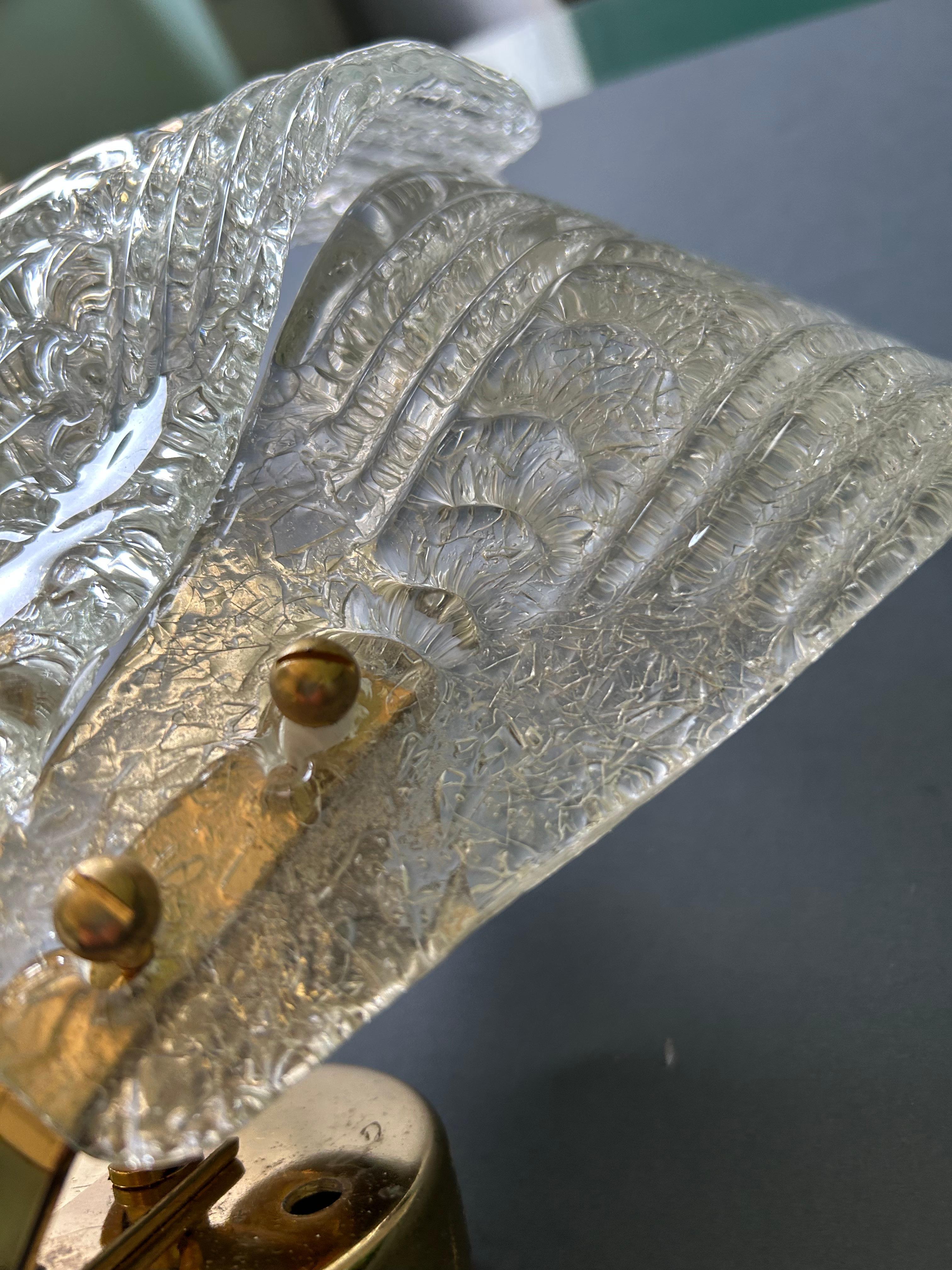 Fin du 20e siècle Papillons divins, ensemble de trois magnifiques appliques murales de Murano, années 1980 en vente