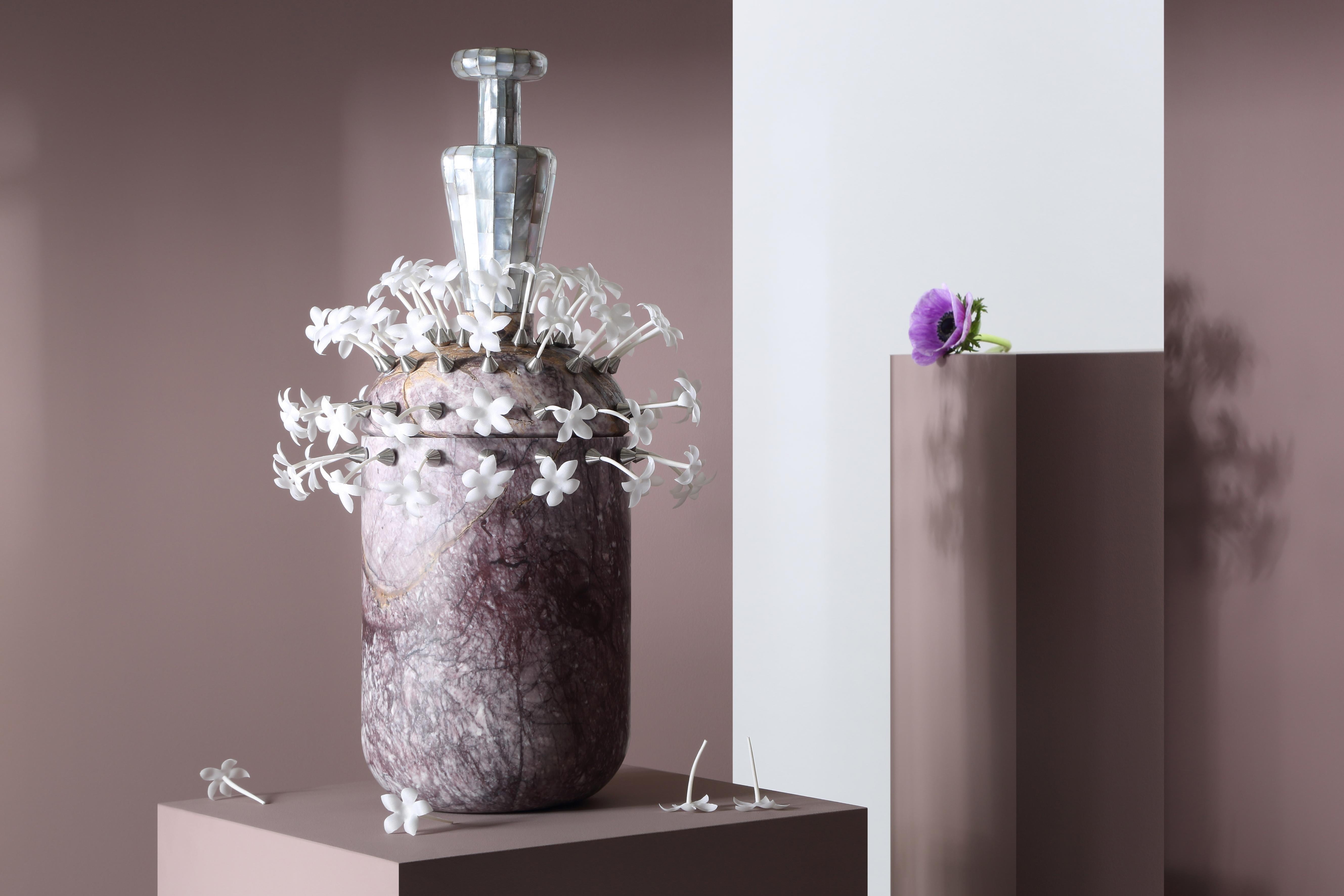 Modern Divine Decadence 1 Multifunctional Object in New York Stone by Richard Yasmine For Sale