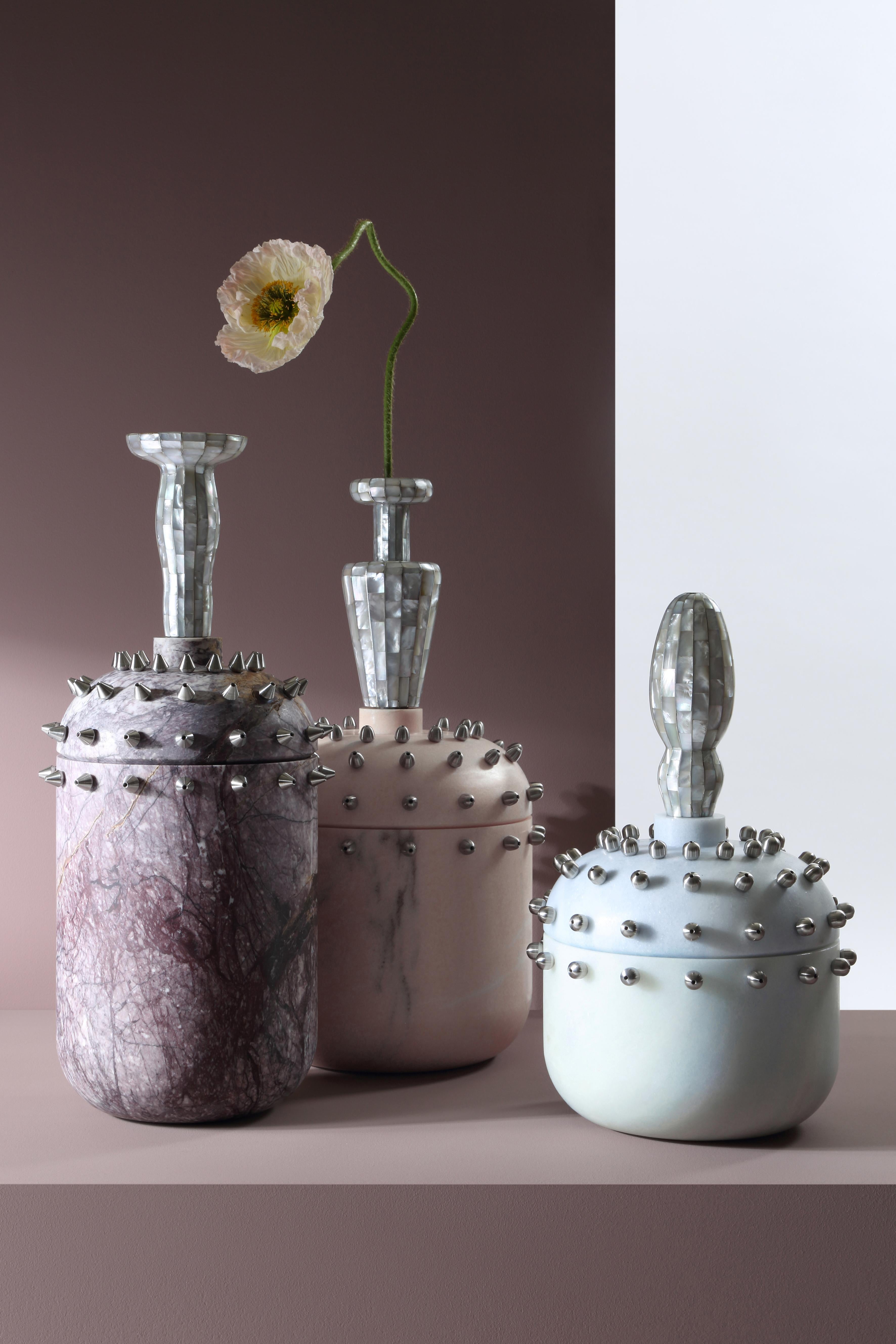 Lebanese Divine Decadence 1 Multifunctional Object in New York Stone by Richard Yasmine For Sale