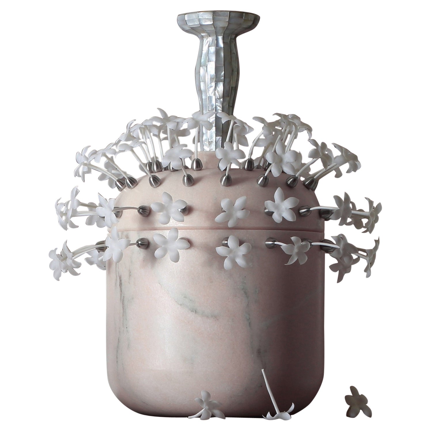 Divine Decadence 2 Multifunctional Object in Aurore Marble by Richard Yasmine