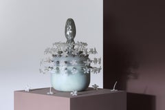 Divine Decadence Multifunctional Object in Punta Azul Marble by Richard Yasmine