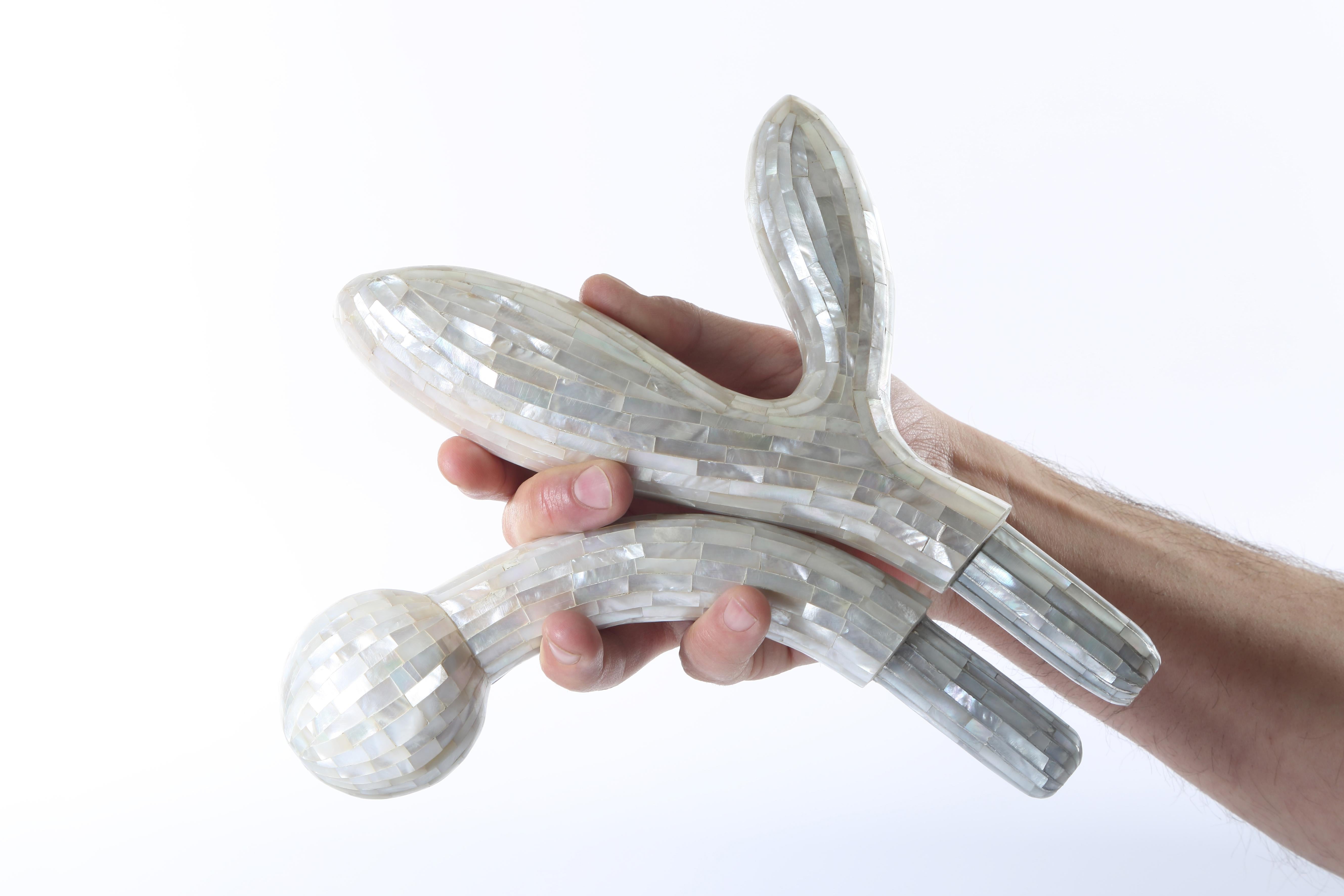 Contemporary Divine Decadence Multifunctional Object in Punta Azul Marble by Richard Yasmine For Sale