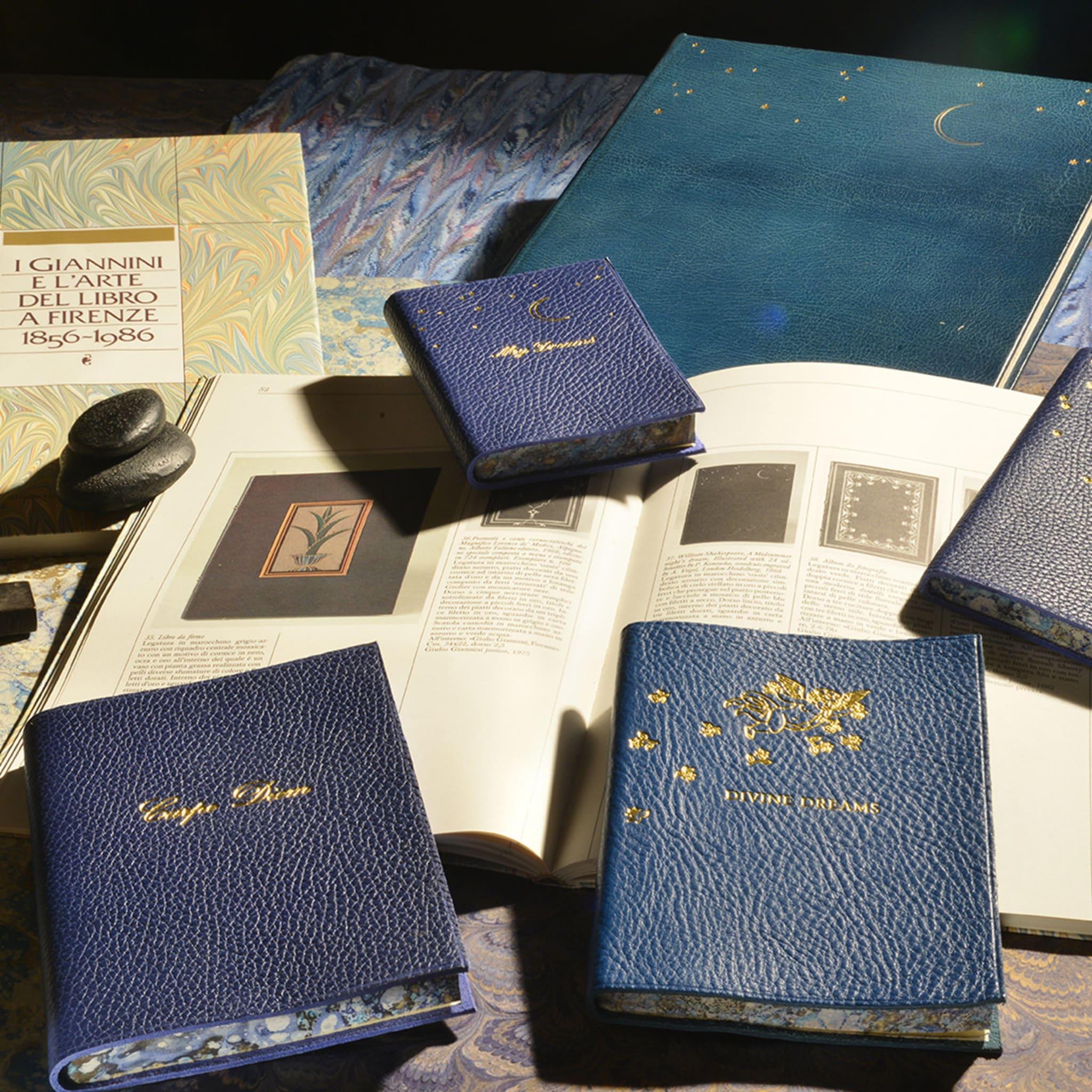 Divine Dreams Set of 2 Blue Journals In New Condition For Sale In Milan, IT