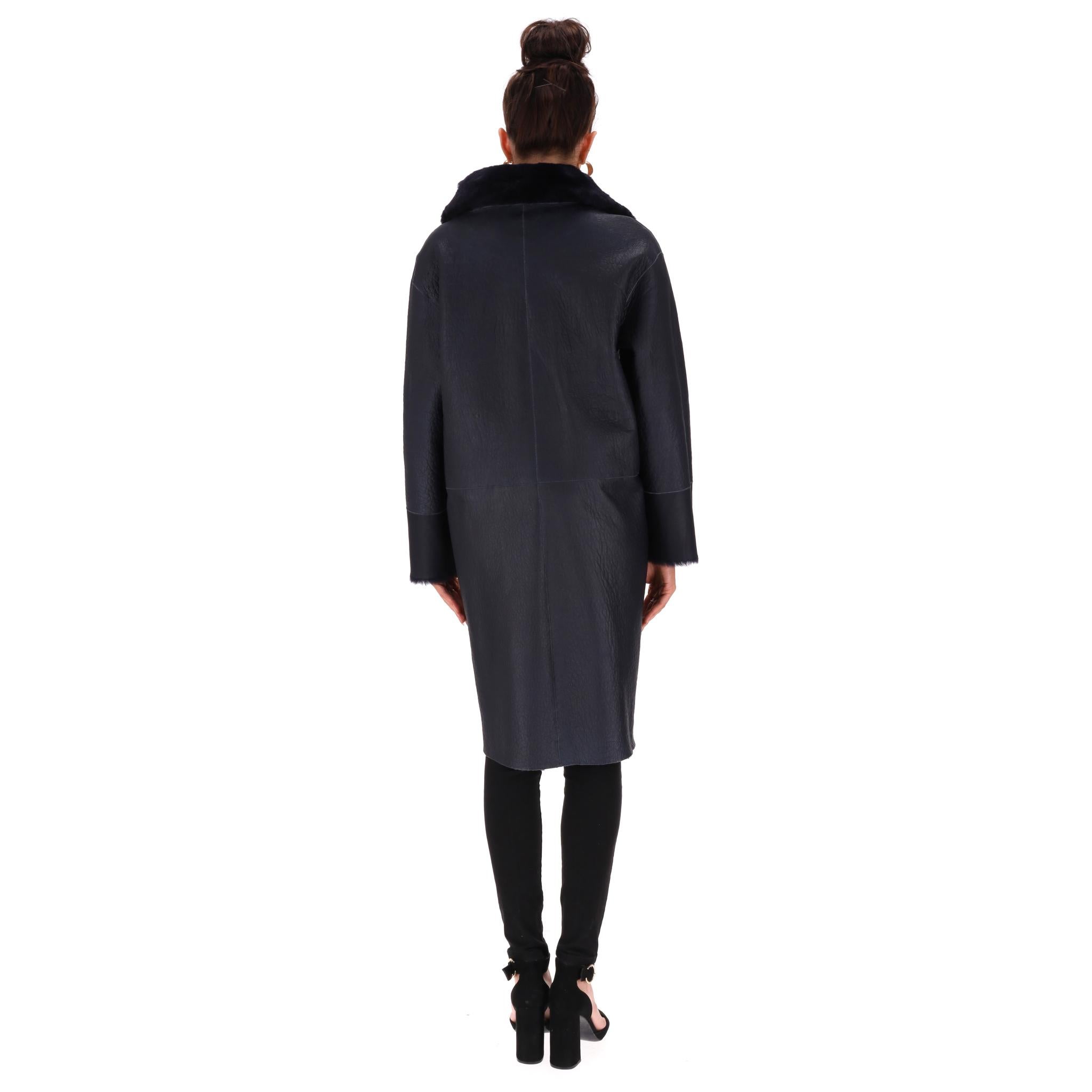 Abrigo Reversible Divino de Piel de Cordero y Piel de Oveja en venta 1
