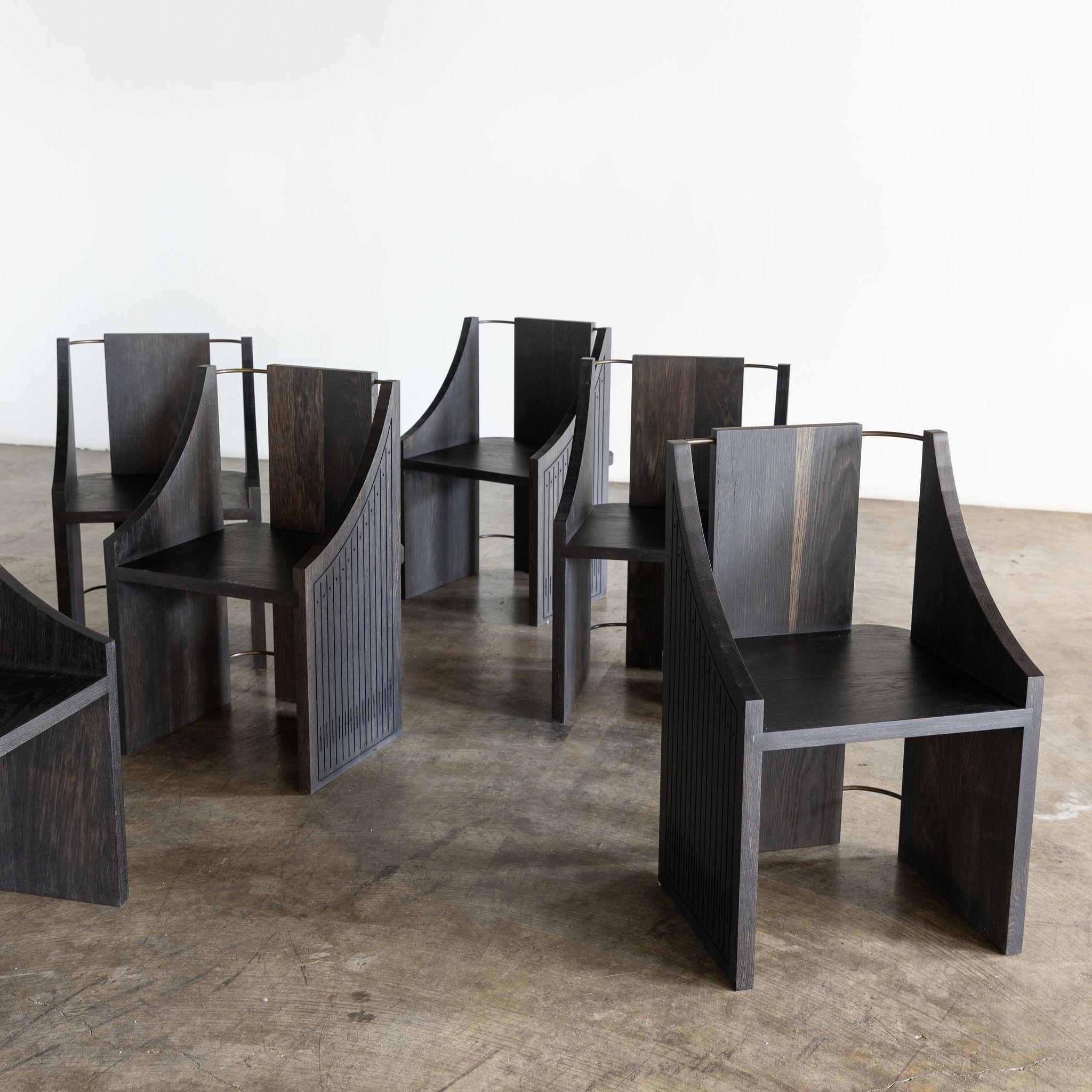 Divine Lorraine Esszimmerstühle von Oxford Street Furniture im Zustand „Neu“ im Angebot in Austin, TX