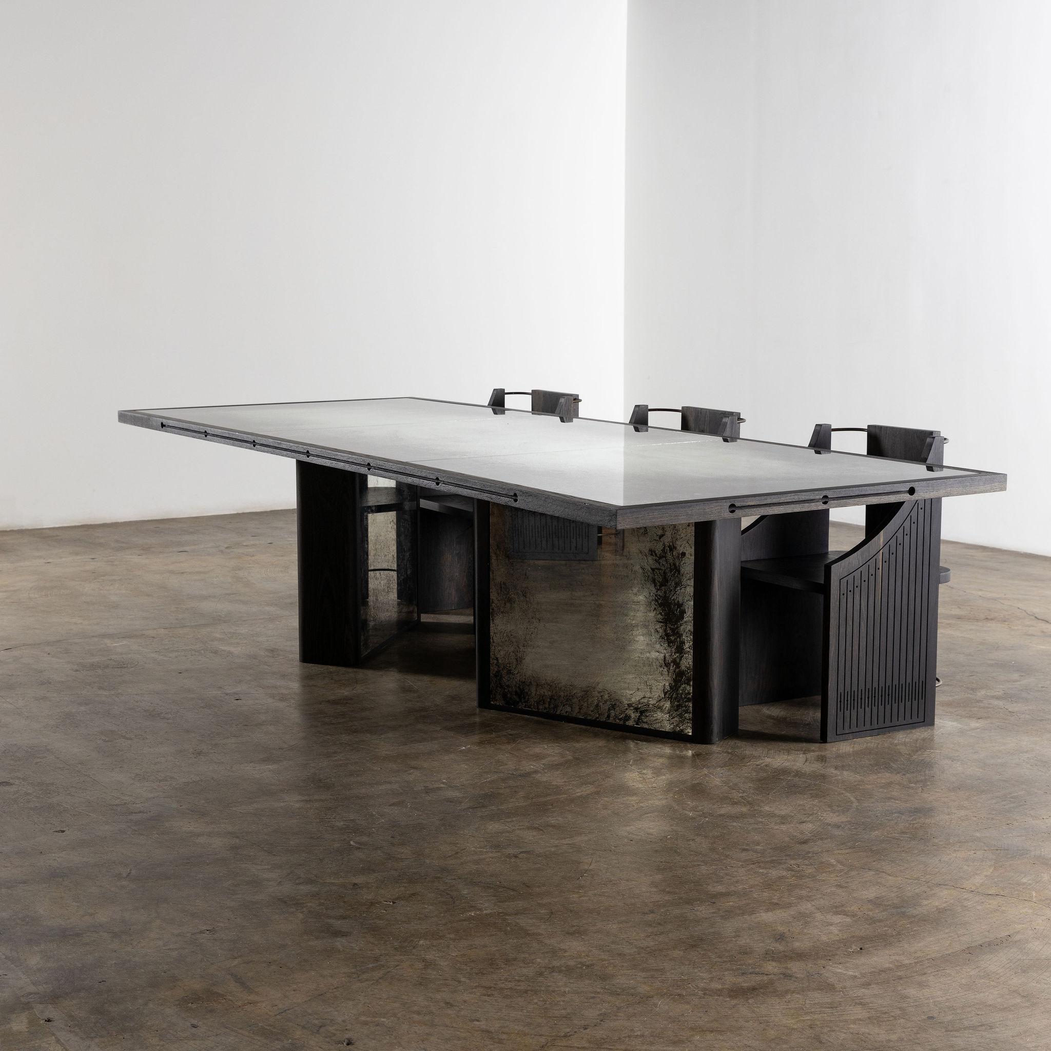 Divine Lorraine Dining Table by Oxford Street Furniture In New Condition For Sale In Austin, TX