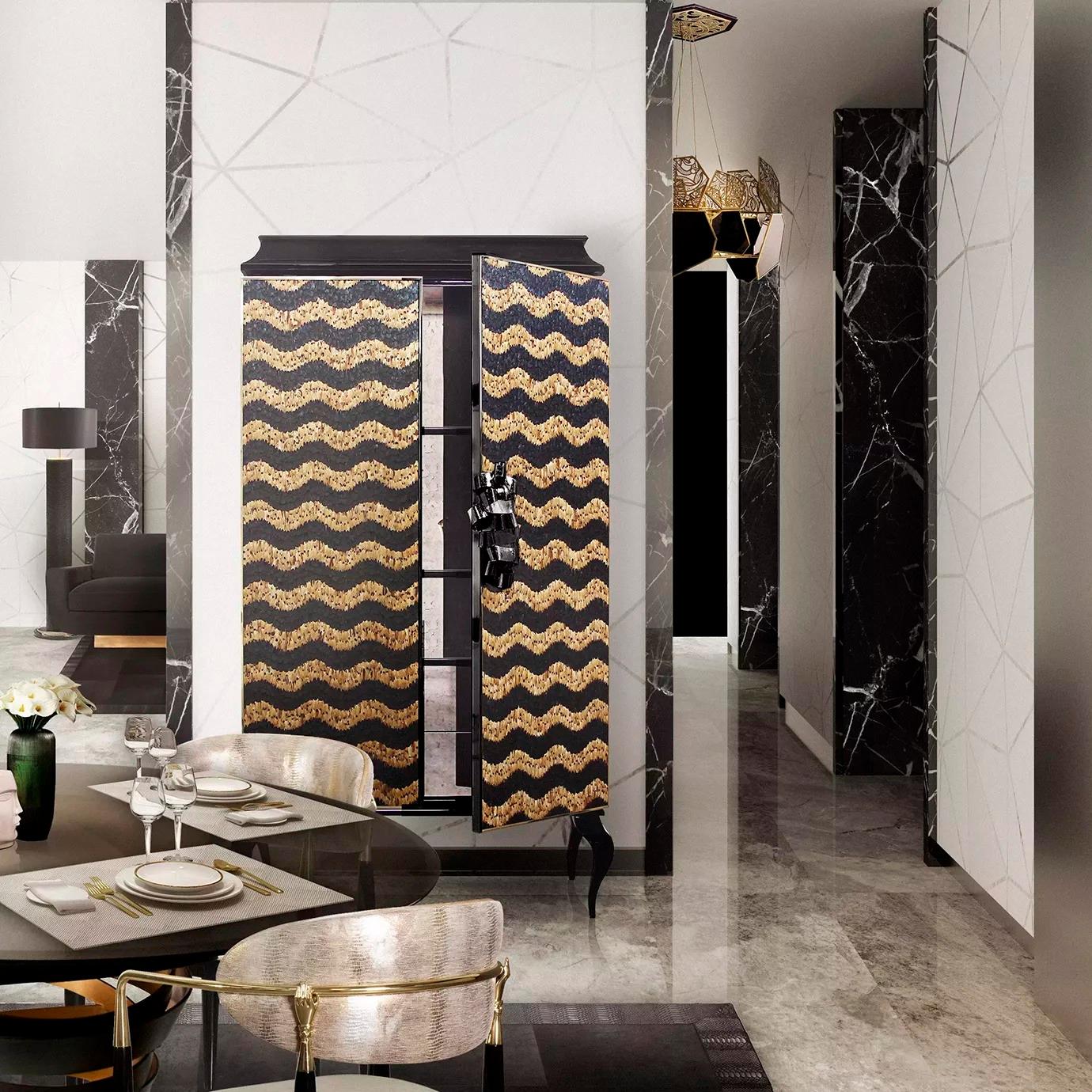 Portugais Divine Armoire en plumes de paon et de faisan caramel en vente