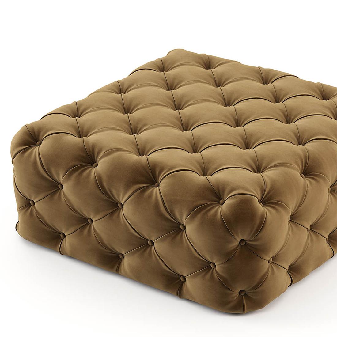 Hand-Crafted Divine Pouf For Sale