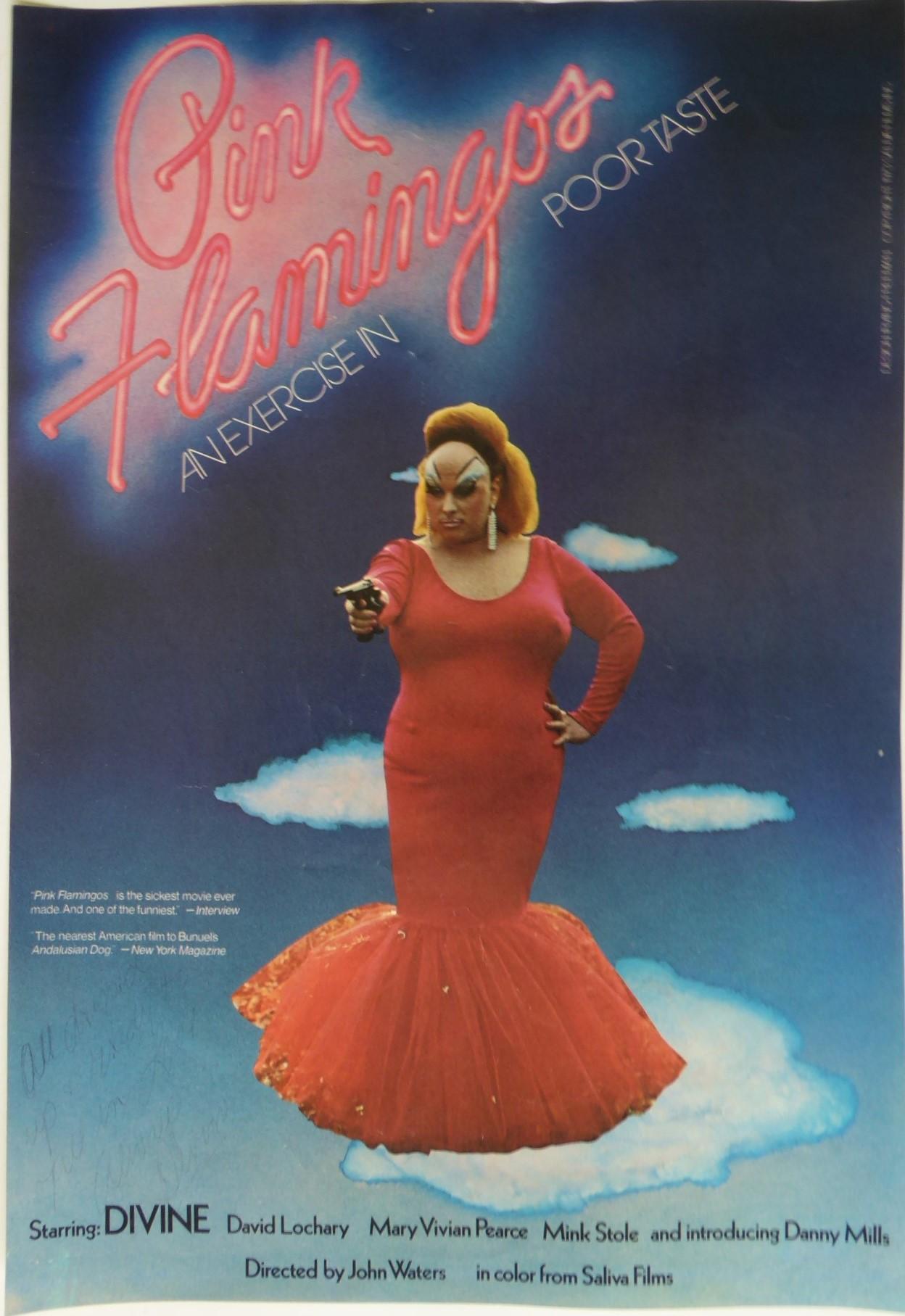Poster di film e giochi di Divine - Pink Flamingo Women Behind Bars La donna al neon in vendita 6
