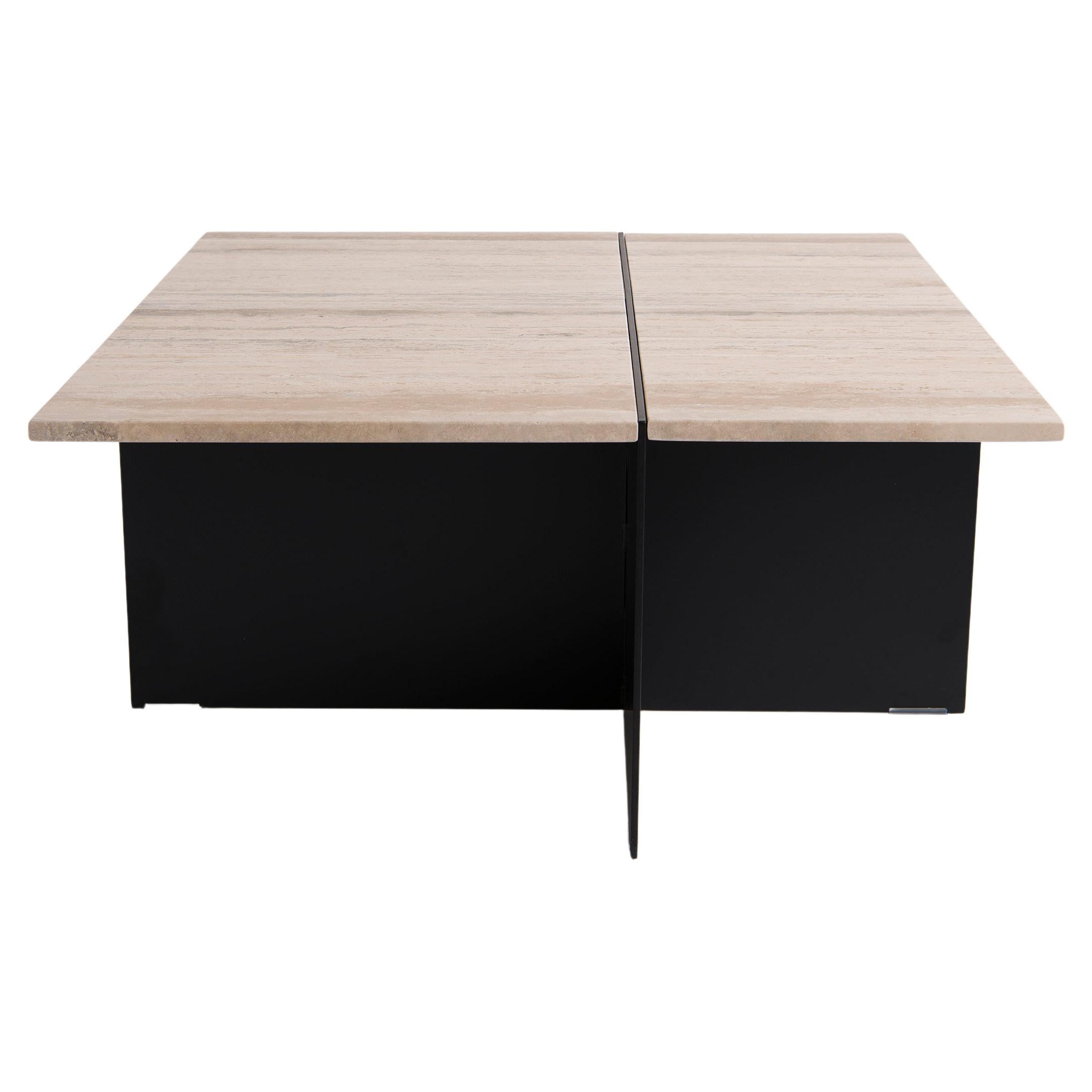 Couchtisch im Division-Stil – quadratisch von Phase Design