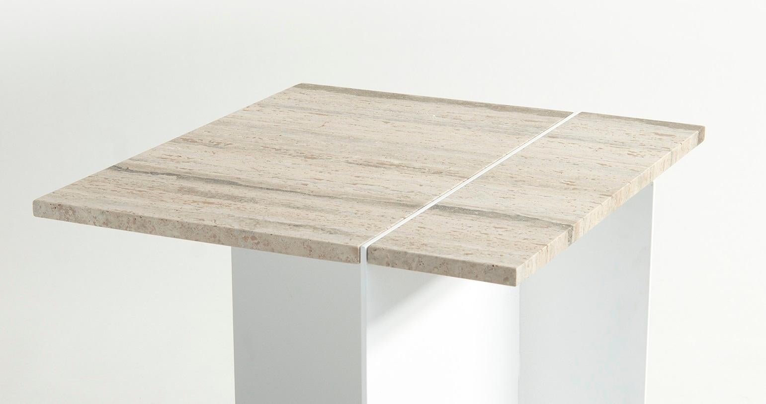 Modern Division Side Table by Phase Design For Sale