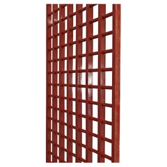 60's/70's divisions red lacquered wood from Italian mansion