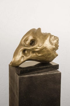 Conch Shell-The Sound of Infinity, Metal Skin Over Composite of Stone "In Stock"