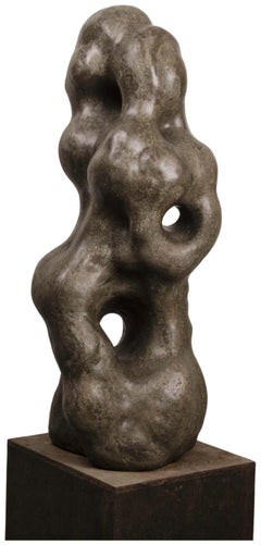 Inseparable, Oxidised Bronze over Stone Composite Granite Base "In Stock"
