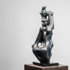 Morning Healing, Hand Paint, Patinated Copper Skin, Indian Artist "In Stock"