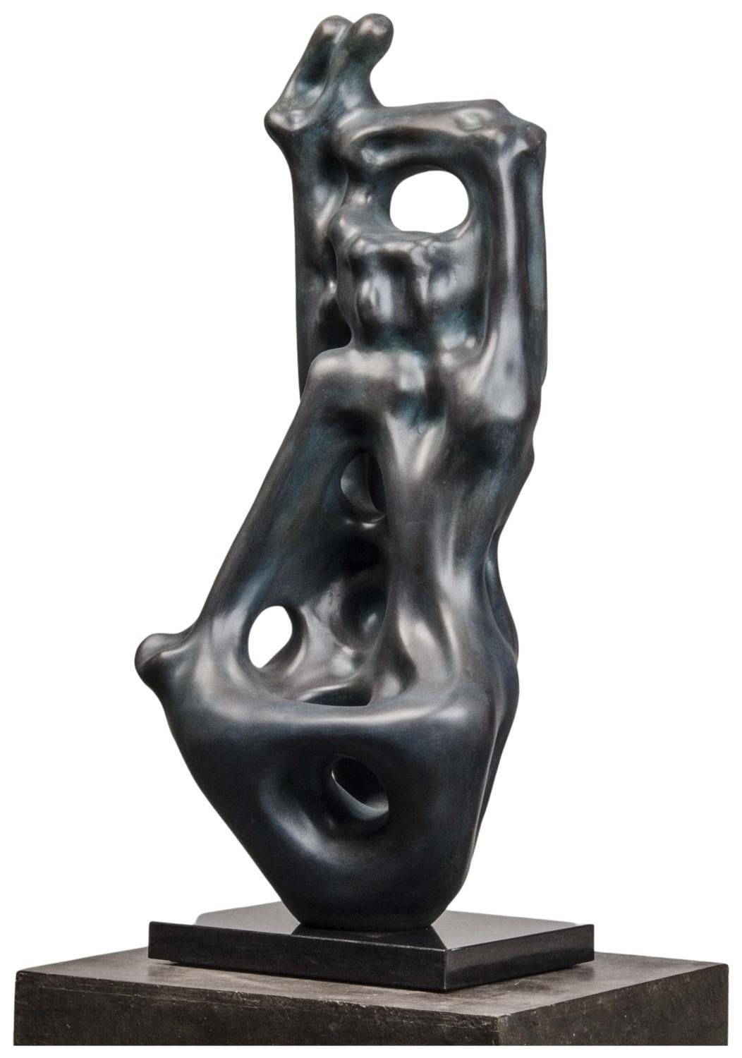 Curación Matutina, Pintura a Mano, Piel de Cobre Patinado, Artista Indio "En Stock"