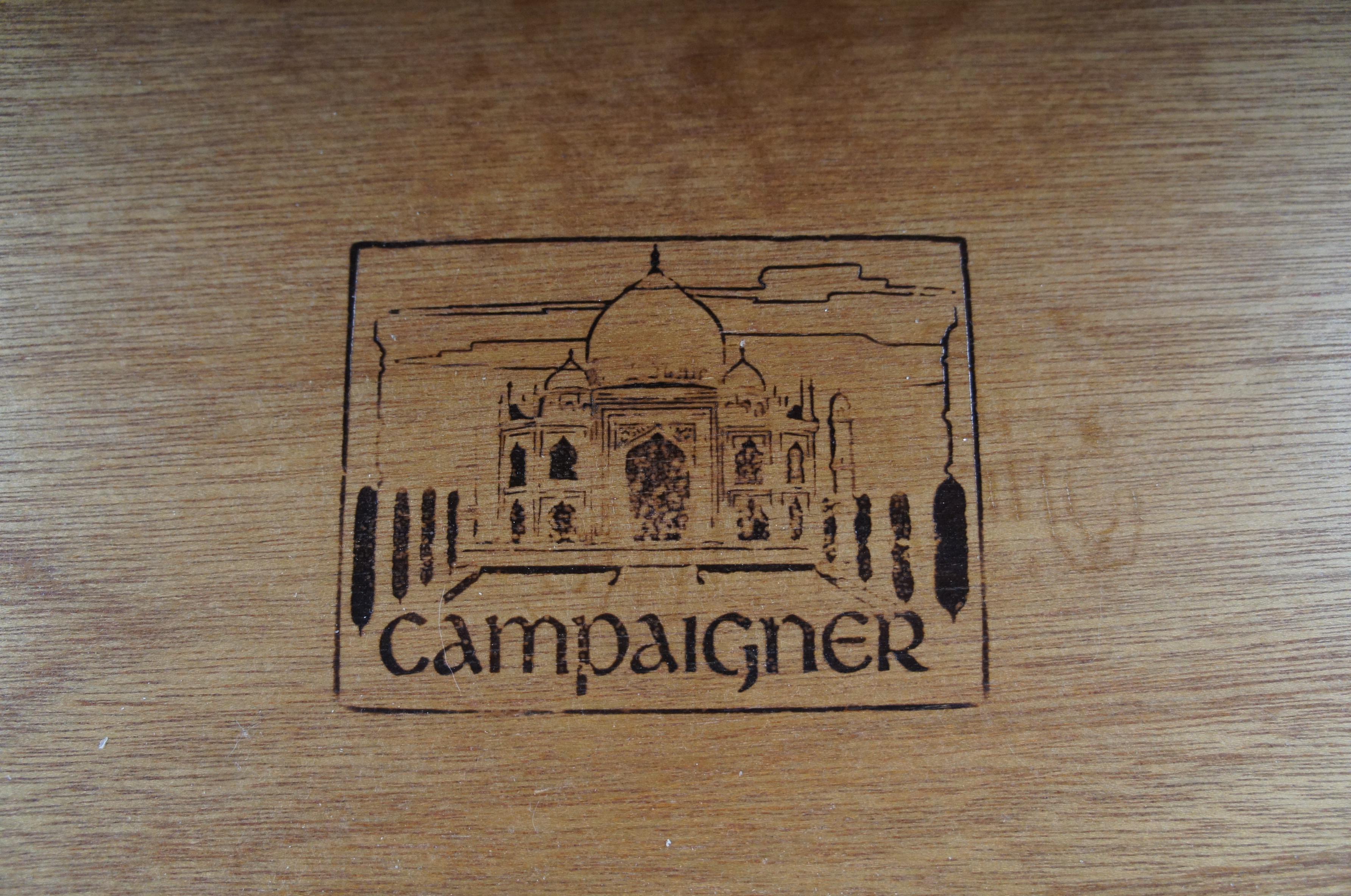 Ottone Dixie Campaigner Cassettiera in noce Highboy Cassettiera Campaigner MCM 767 in vendita