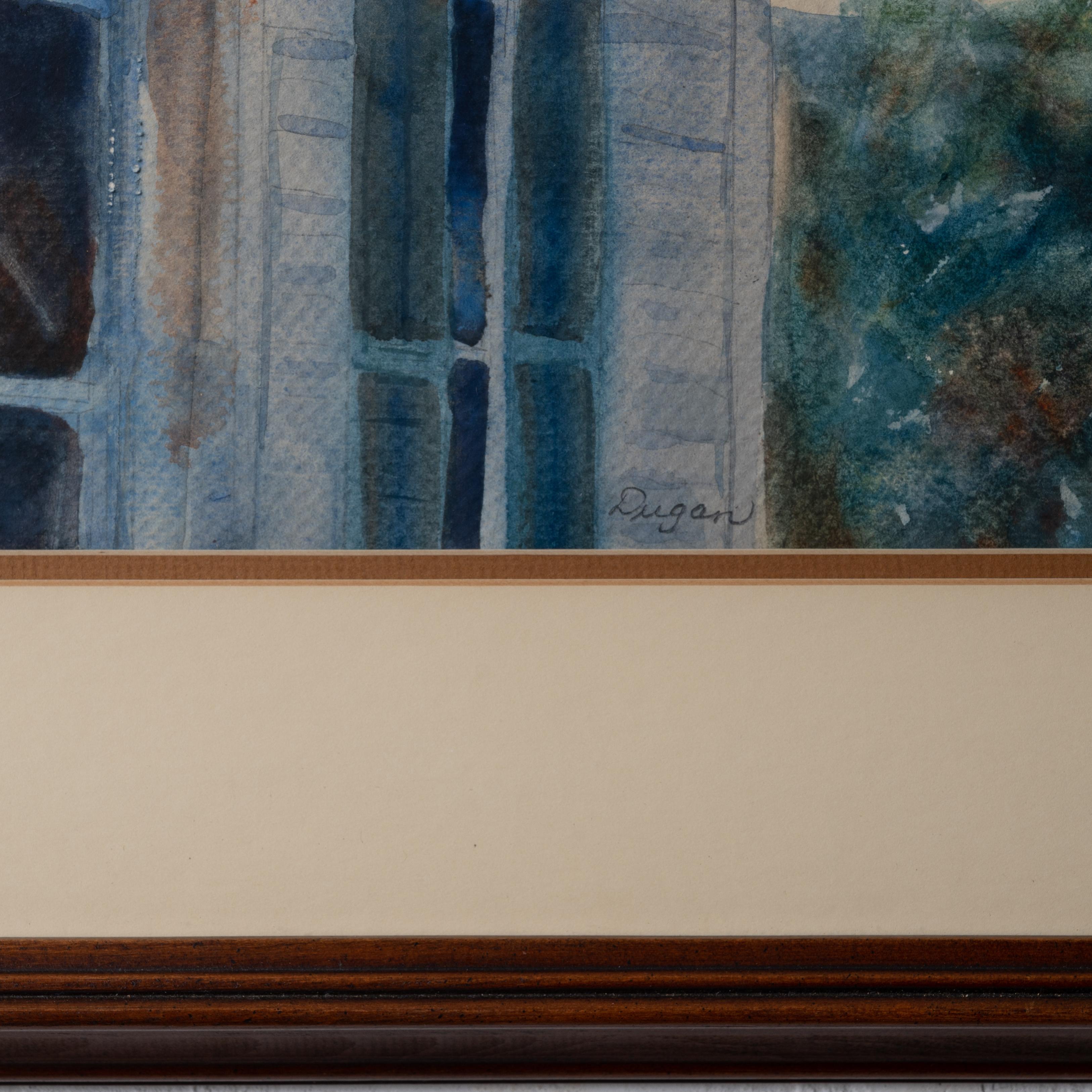 20ième siècle Dixie Dugan - Aquarelle de Caroline du Sud en vente