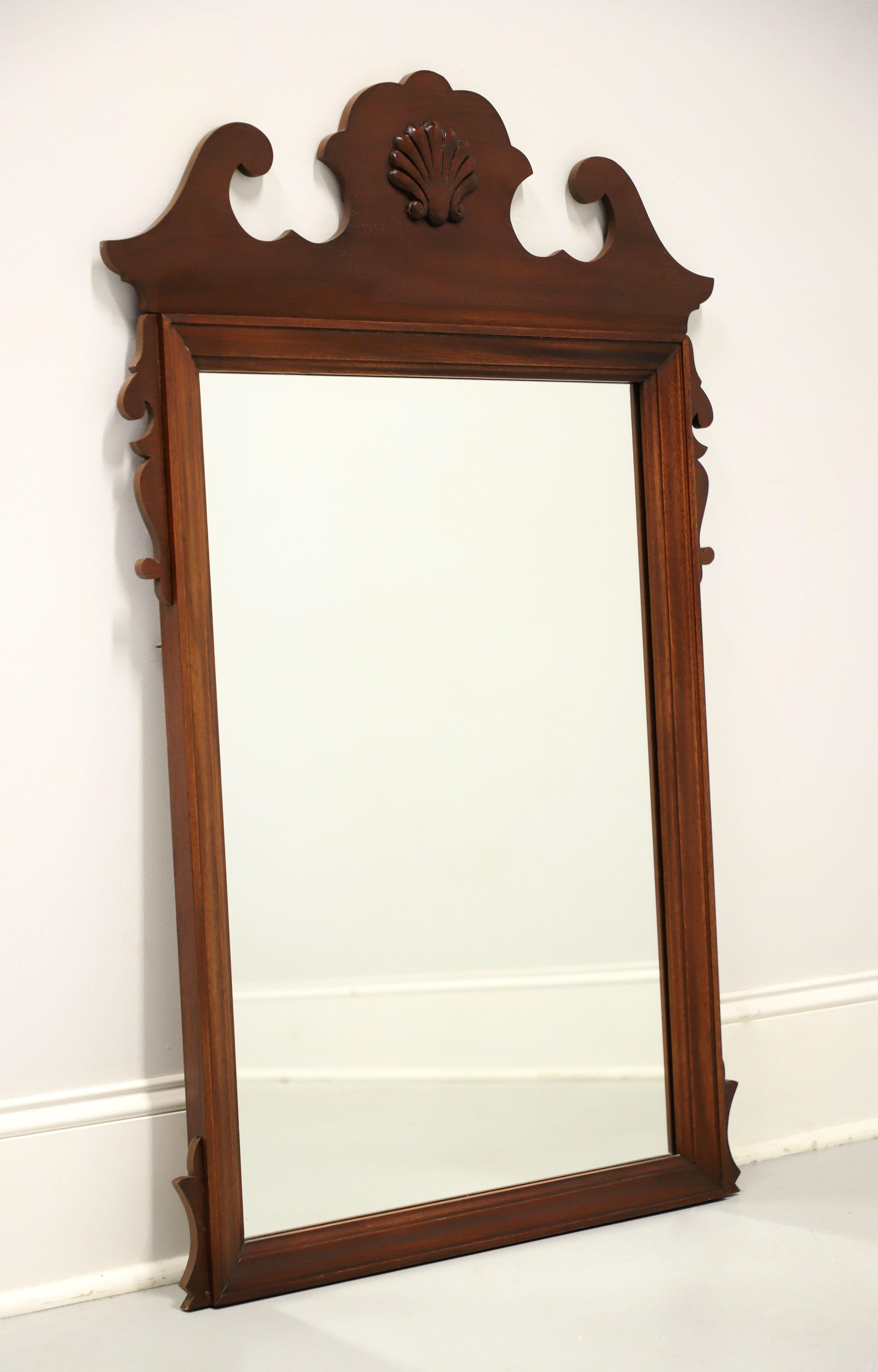Dixie Mahogany Chippendale Style Wall Mirror For Sale 4