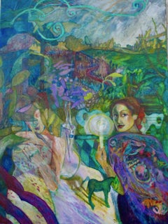 Ceremony, Oil Painting