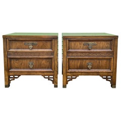 Retro Dixie Shangri-La Asian Modern Design Nightstands