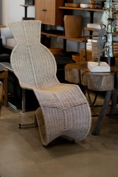 Tom Dixon, Bolide Wicker Chaise, London, 1991