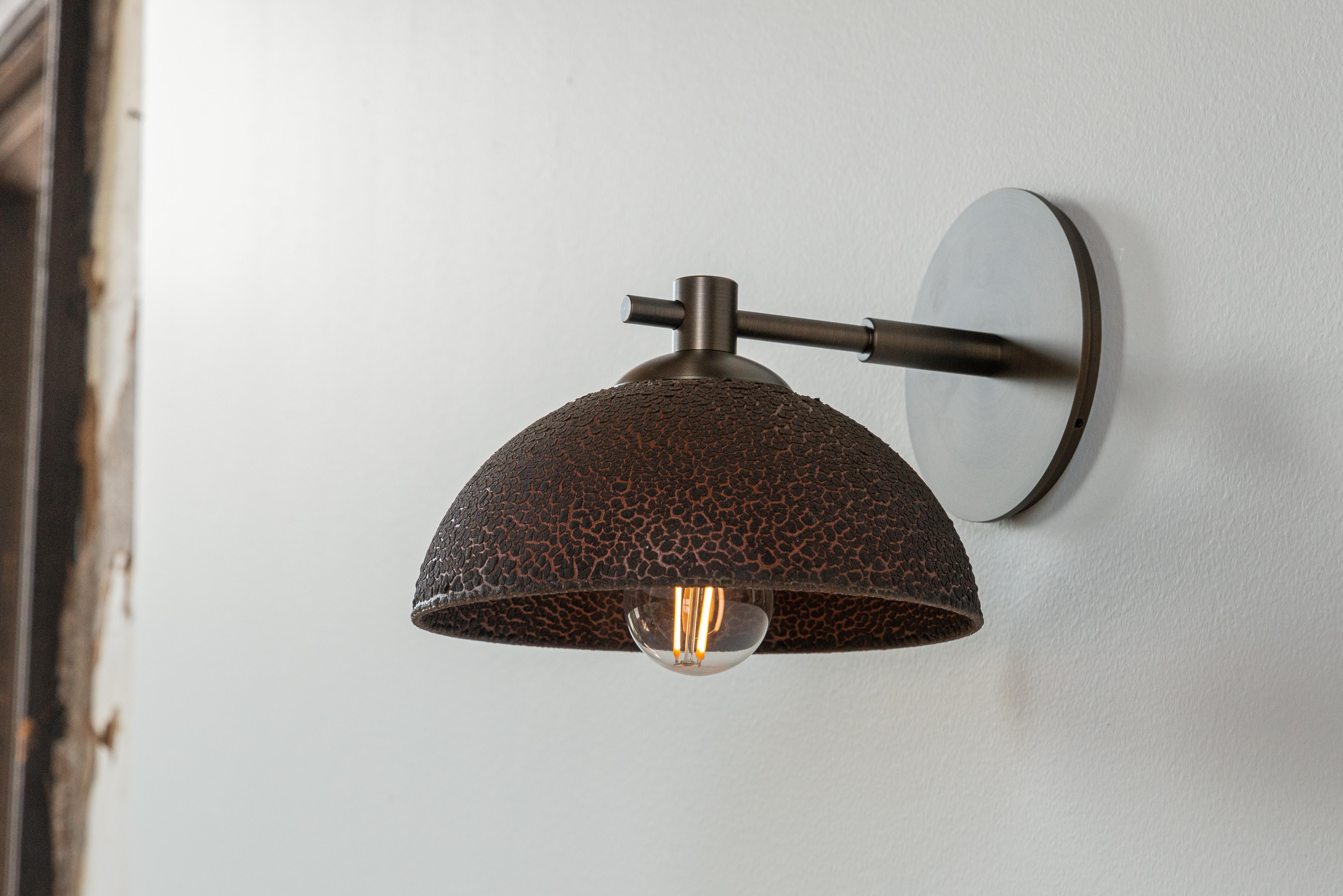 terracotta flush mount light