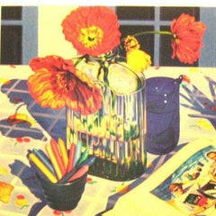 Dj Hall "Still Life" Screen Printed Lithograph Print Limited 157/250 Signed
