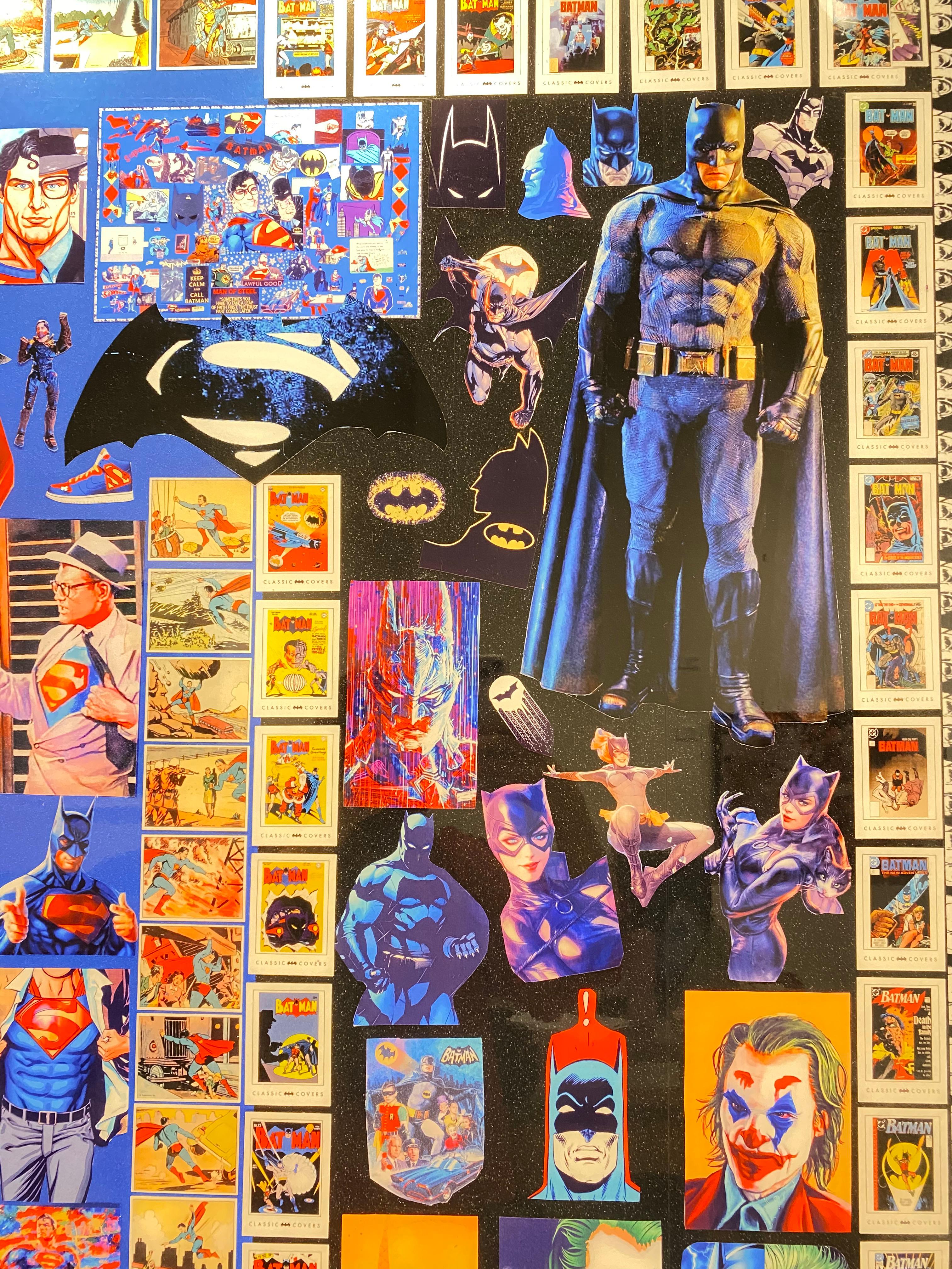 Superman and Batman by DJ Leon, Digital C Print, 44.5 x 30.5 in For Sale 1