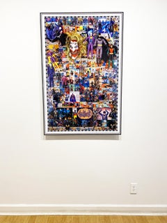 Batman and Friends, stampa a sublimazione su alluminio di DJ Leon, 45 x 32 pollici