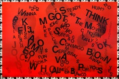 DJ Leon, Chi lo sa. Stampa lenticolare del testo  24 x 36 pollici,