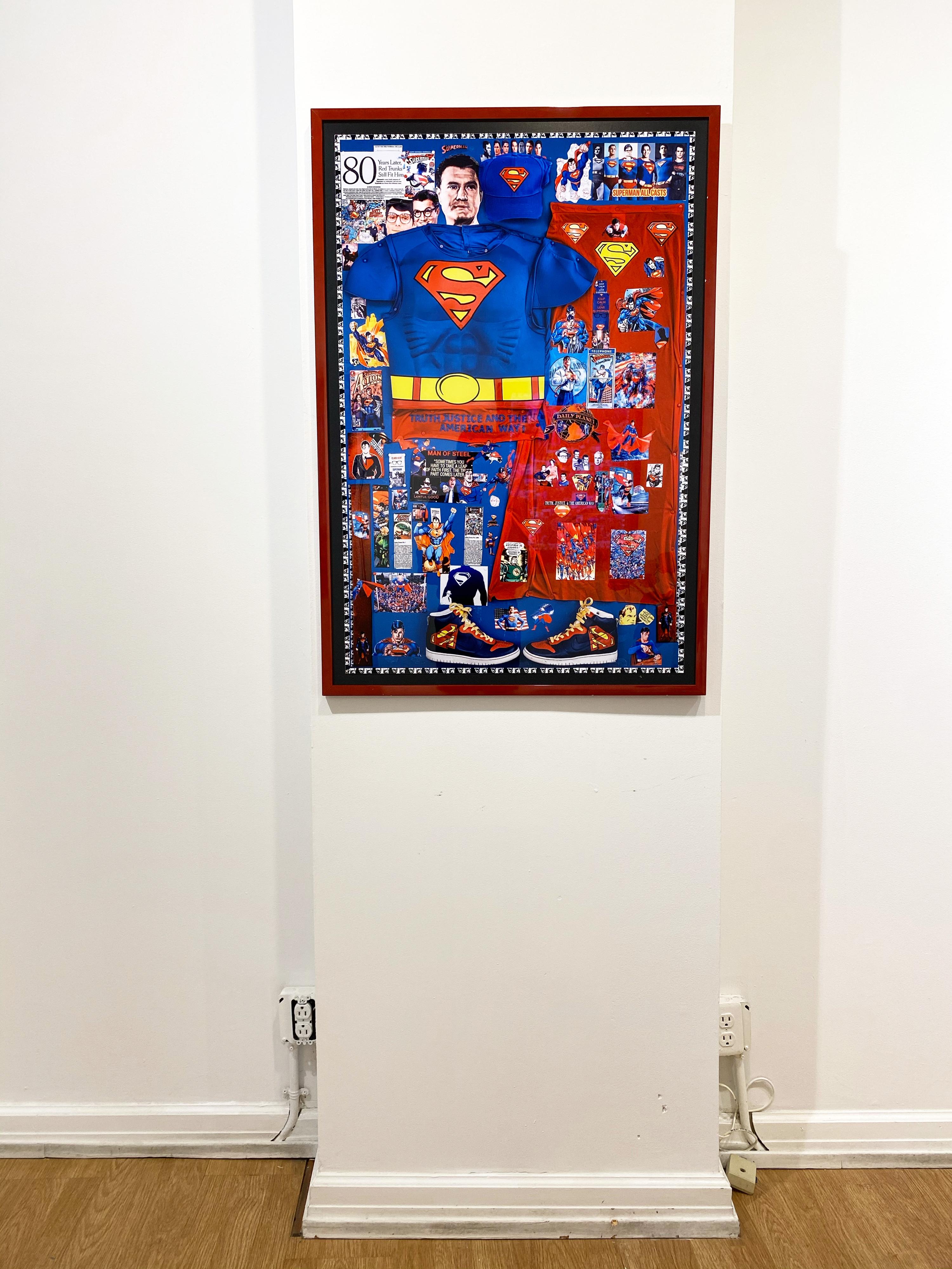 Superman Superman, Farbsublimationsdruck von DJ Leon, 40 x 27 Zoll im Angebot 1