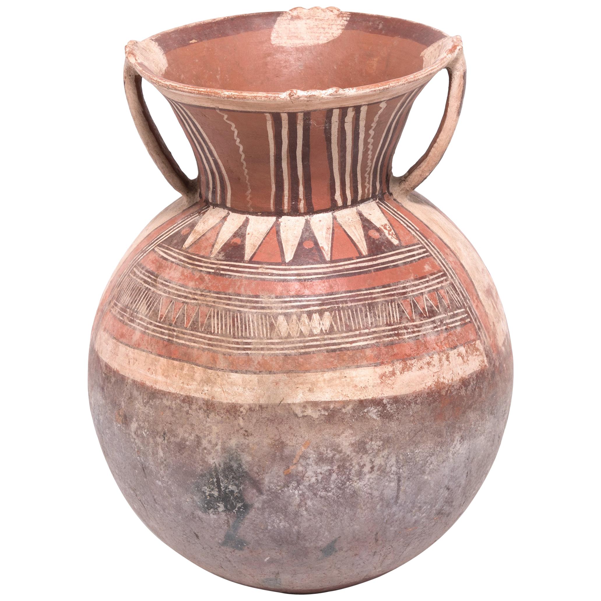Djerma Painted Water Vessel For Sale