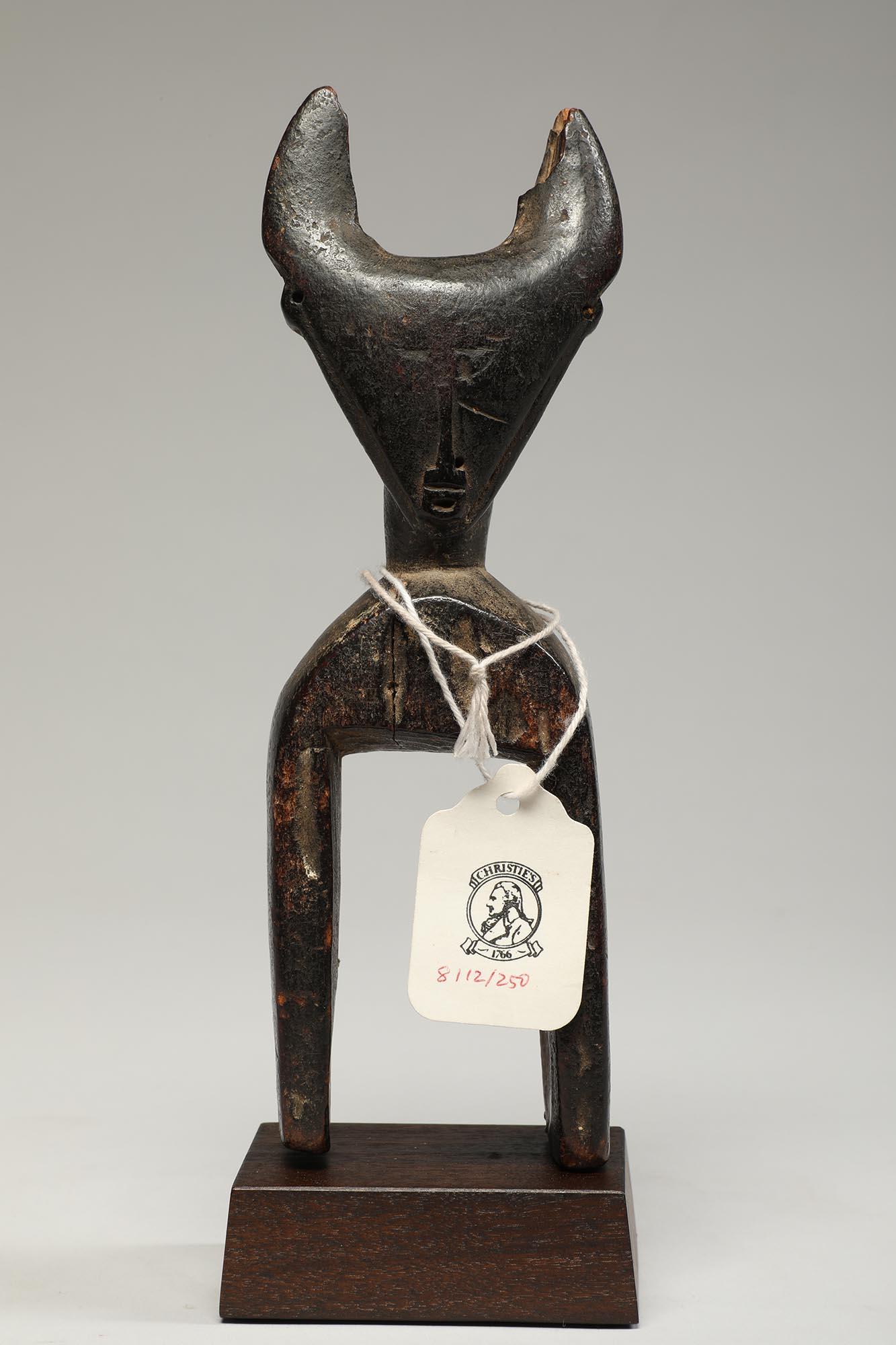 Djimini Cote d'Ivoire Wood Pulley Ex Christies 1996 Sublime Antelope Face Africa For Sale 1