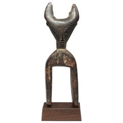 Djimini Cote d'Ivoire Wood Pulley Ex Christies 1996 Sublime Antelope Face Africa